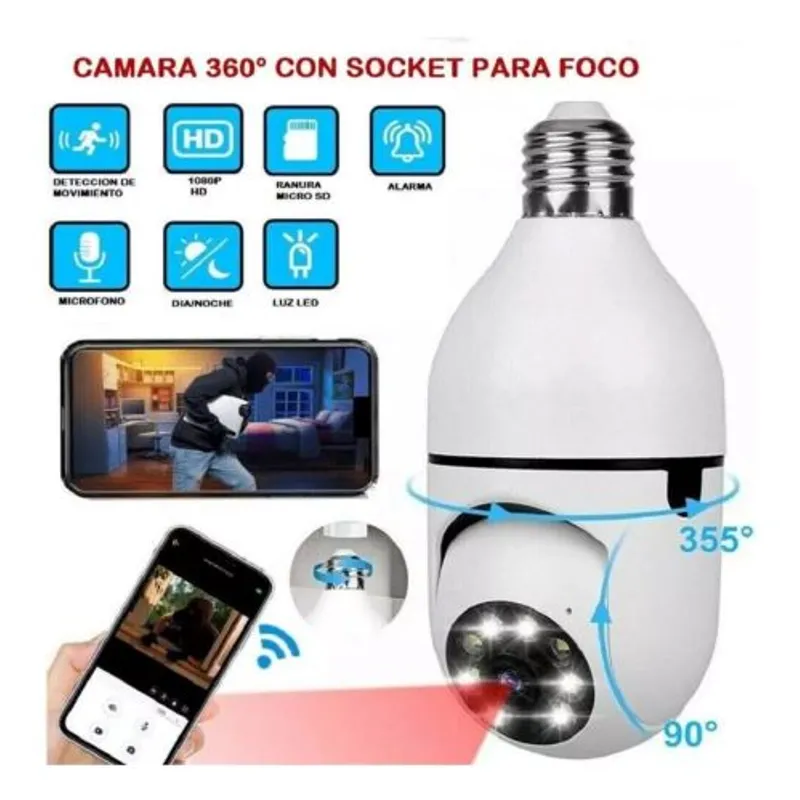 FOCO CÁMARA INTELIGENTE 360°